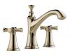 Brizo 65305LF-BNLHP Baliza Brushed Nickel Two Handle Widespread Lavatory Faucet - Less Handles