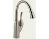 Delta 999-SS-DST Allora Brilliance Stainless Pull-Down Bar/Prep Faucet