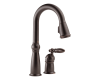 Delta 9955-RB-DST Victorian Venetian Bronze Single Handle Bar/Prep Faucet