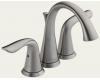 Delta 4538-SS Lahara Brilliance Stainless Two Handle Mini-Widespread Bath Faucet