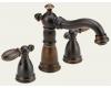 Delta 4555-RBLHP Victorian Venetian Bronze Mini-Widespread Bath Faucet