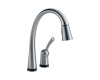 Delta 980T-AR-DST Pilar Arctic Stainless Single Handle Pull-Down Kitchen Faucet with Touch2O