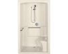 Kohler Freewill K-12110-N-47 Almond Barrier-Free Shower Module with Nylon Grab Bars and Right Seat, 52" X 37-1/2" X 84"