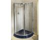 Kohler Arica K-705250-L-MX Matte Nickel Round Shower Enclosure with Crystal Clear Glass