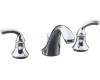 Kohler Forte K-10272-4-CP Polished Chrome 8-16" Widespread Bath Faucet with Lever Handles
