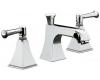 Kohler Memoirs Stately K-454-4S-CP Polished Chrome 8-16" Widespread Bath Faucet with Stately Lever Handles