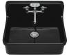 Kohler Gilford K-12700-7 Black Black 30" x 22" Wall-Mount Kitchen Sink with Apron-Front