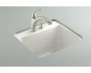 Kohler Glen Falls K-6663-2U-0 White Undercounter Utility Sink with Two-Hole Faucet Drilling
