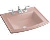 Kohler Archer K-2356-1-45 Wild Rose Self-Rimming Lavatory with Single-Hole Faucet Drilling