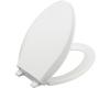 Kohler Cachet K-4636-0 White Quiet-Close Elongated Toilet Seat with Quick-Release Functionality