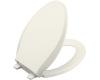 Kohler Cachet K-4636-96 Biscuit Quiet-Close Elongated Toilet Seat with Quick-Release Functionality