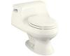 Kohler Rialto K-3386-96 Biscuit One-Piece Round-Front Toilet with French Curve Toilet Seat and Left-Hand Trip Lever