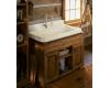 Kohler Harborview K-6607-1-47 Almond Self-Rimming or Wall-Mount Utility Sink with Single-Hole Faucet Drilling on Center Deck of Sink
