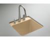 Kohler Park Falls K-6655-3U-33 Mexican Sand Park Falls Undercounter Utility Sink with Three-Hole Faucet Drilling