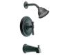 Moen T3113WR Kingsley Wrought Iron Tub & Shower Trim Kit with Lever Handle