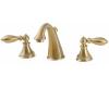 Price Pfister Catalina 49-E0BF Brushed Brass 8-15" Wideset Bath Faucet with Pop-Up