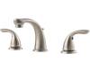 Pfister G149-610K Pfirst Series Brushed Nickel 8-15" Widespread Bath Faucet with Pop-Up