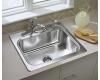 Sterling 11403-4 Southhaven Stainless Steel Self-Rimming Single-Basin Kitchen Sink with Four-hole Faucet Punching
