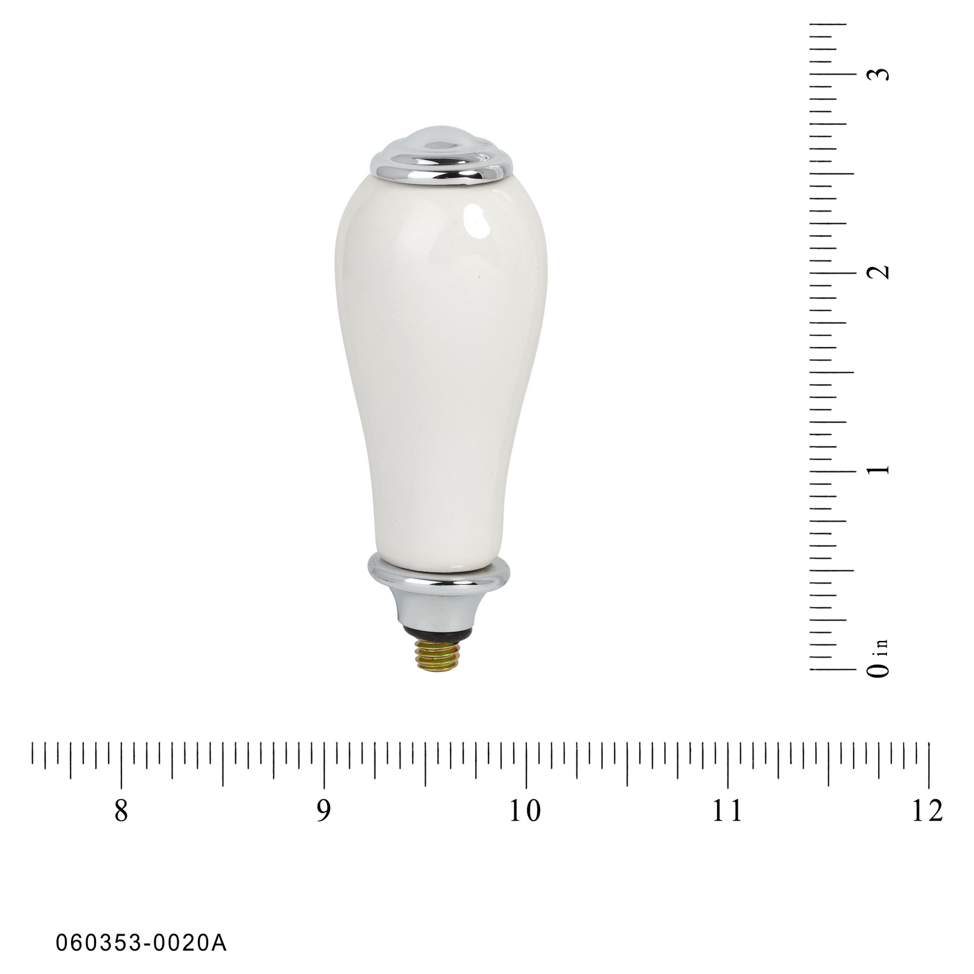 American Standard 0603530020A Williamsburg Chrome Handle Porcelain Lev