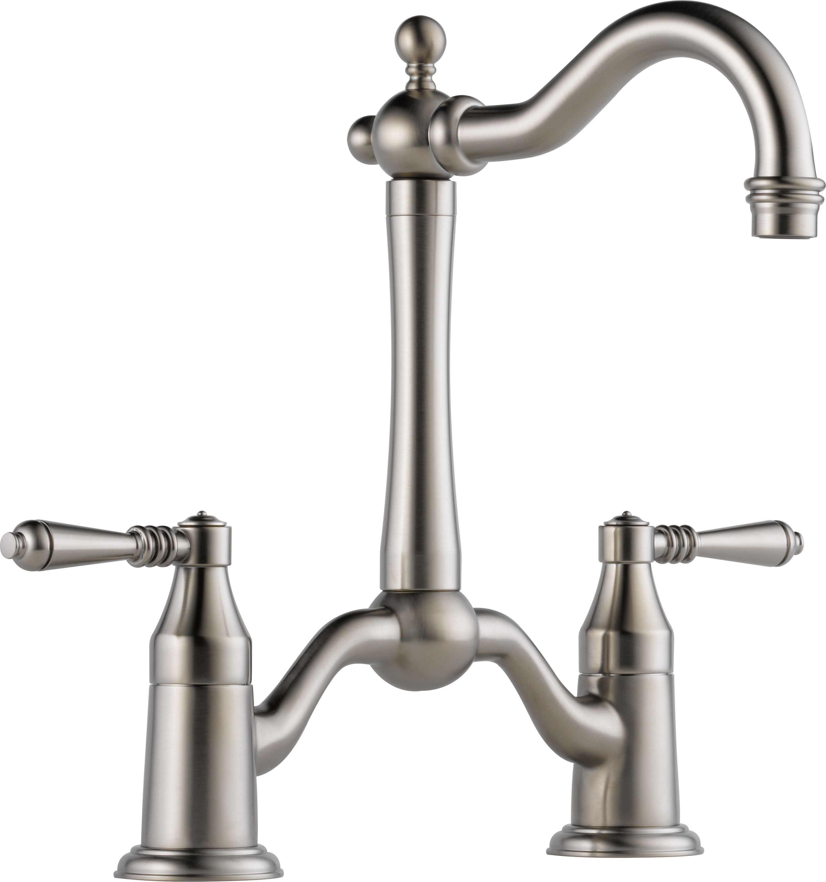 Brizo 62636LFSS Tresa Brilliance Stainless Two Handle Bar/Prep Bridge