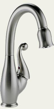 Brizo 63510 Ss Floriano Brilliance Stainless Single Handle Bar Prep Pull Down Faucet Affordablefaucets