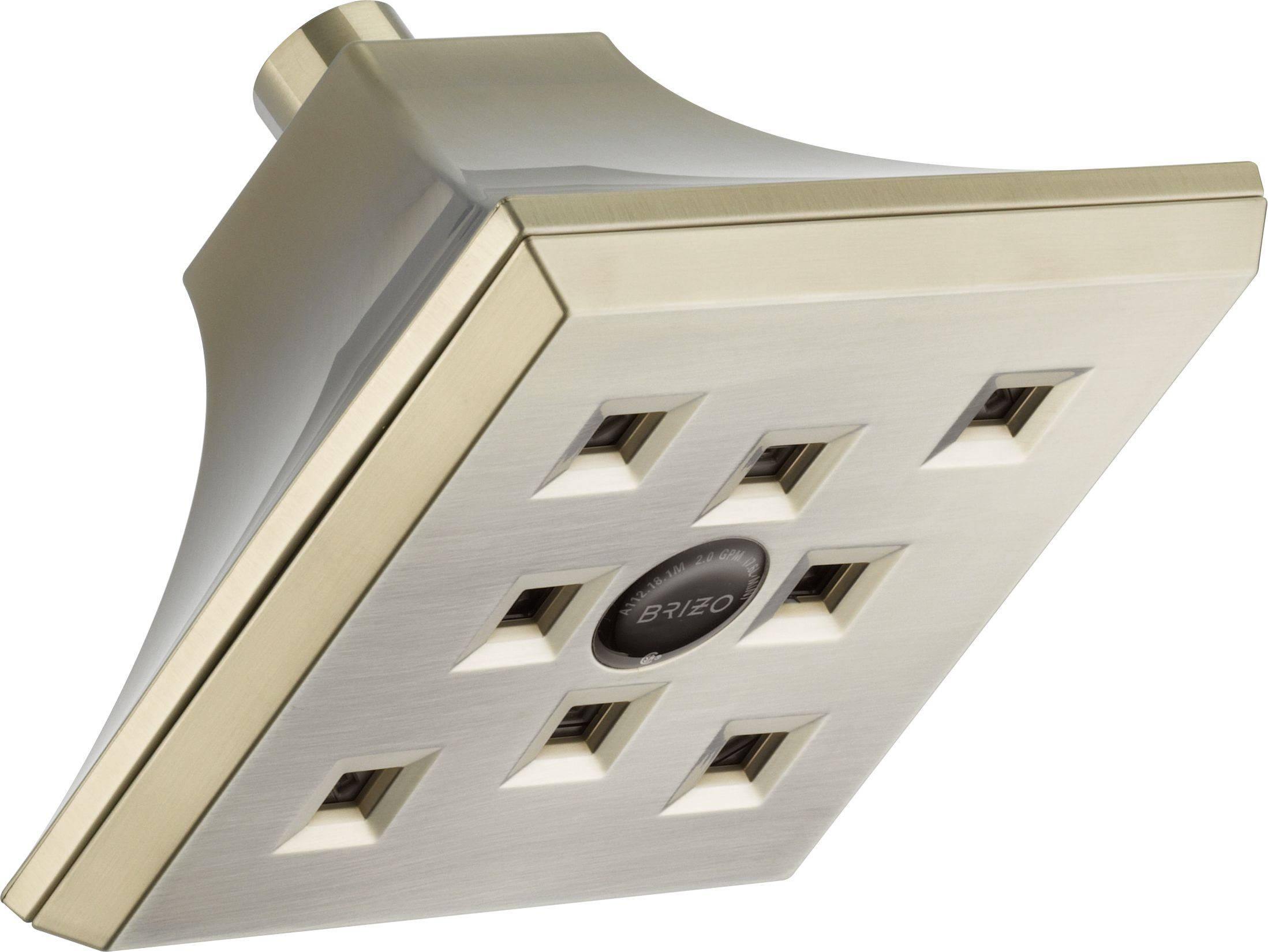 Brizo 87390BN RSVP Brilliance Brushed Nickel Raincan Shower Head with