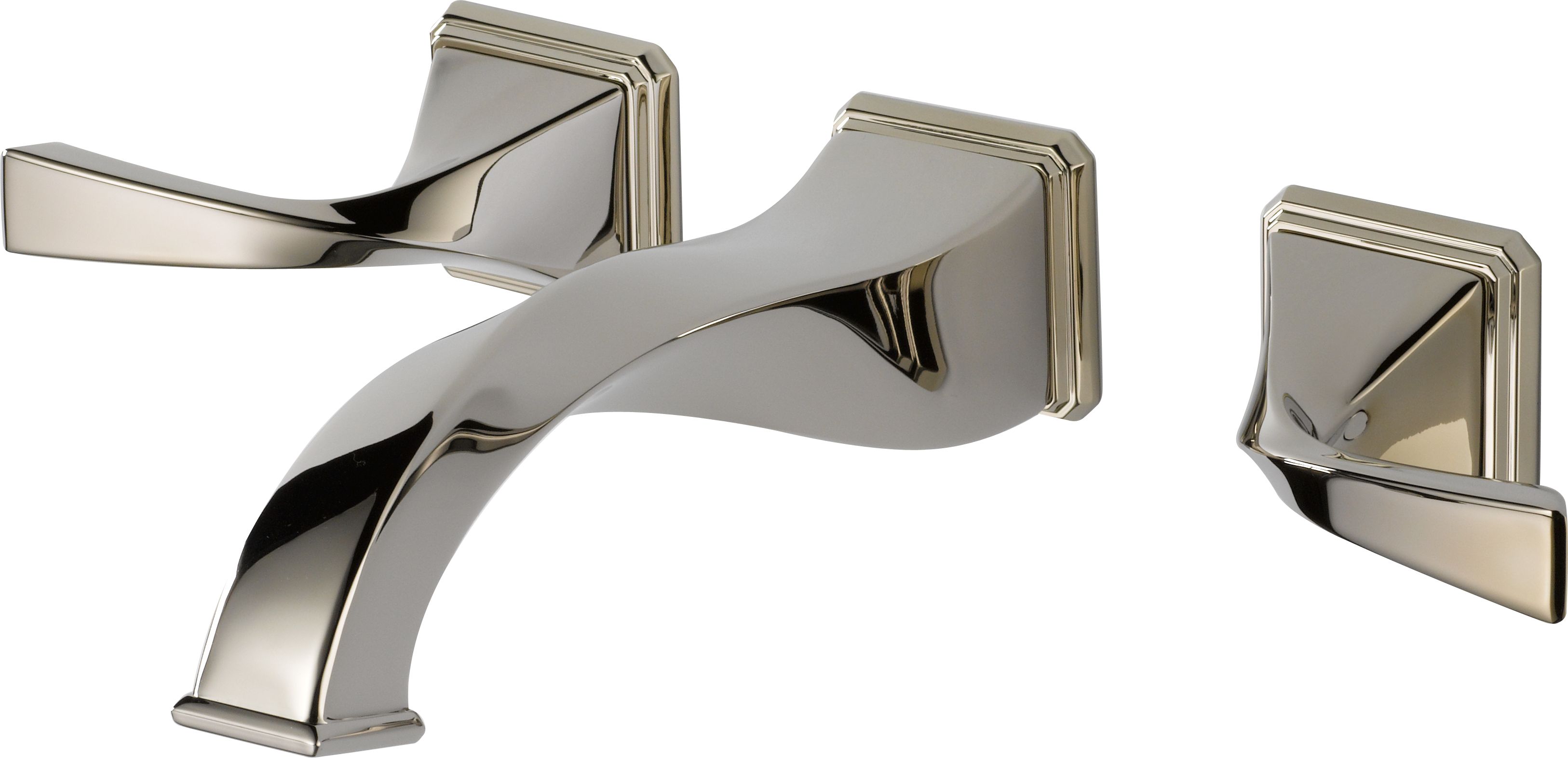 Brizo 65830LFPN Virage Brilliance Polished Nickel Wallmount Lavatory