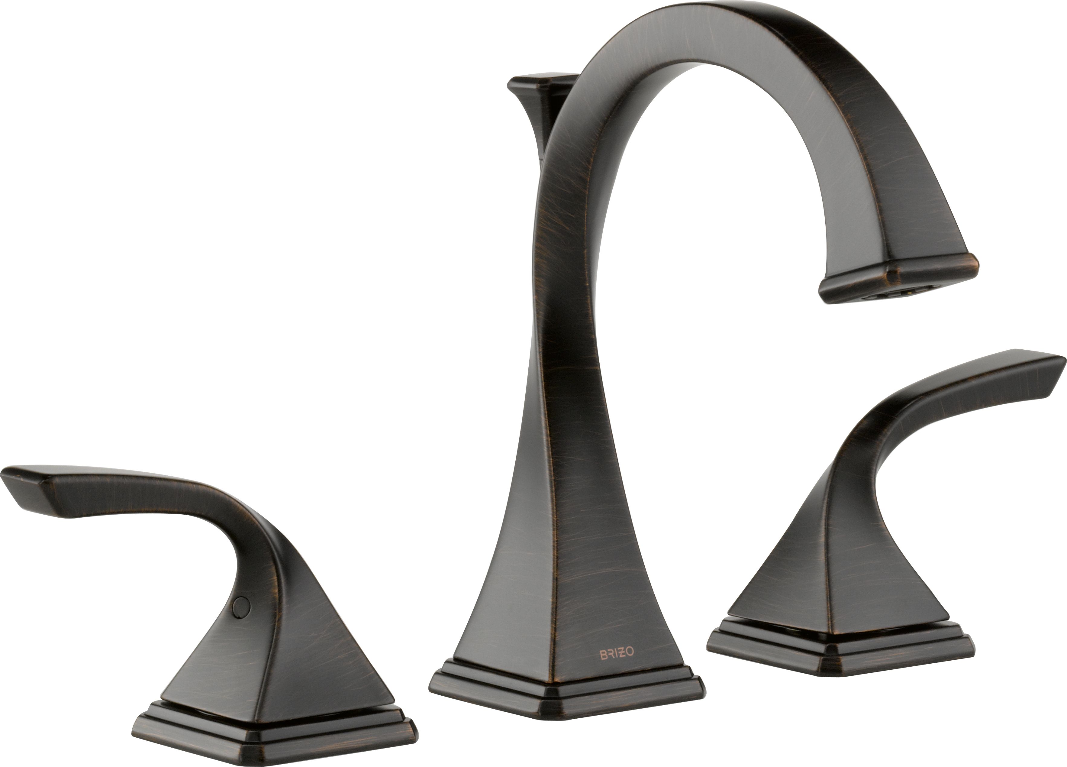 Brizo 65330LFRB Virage Bronze Widespread Lavatory Faucet