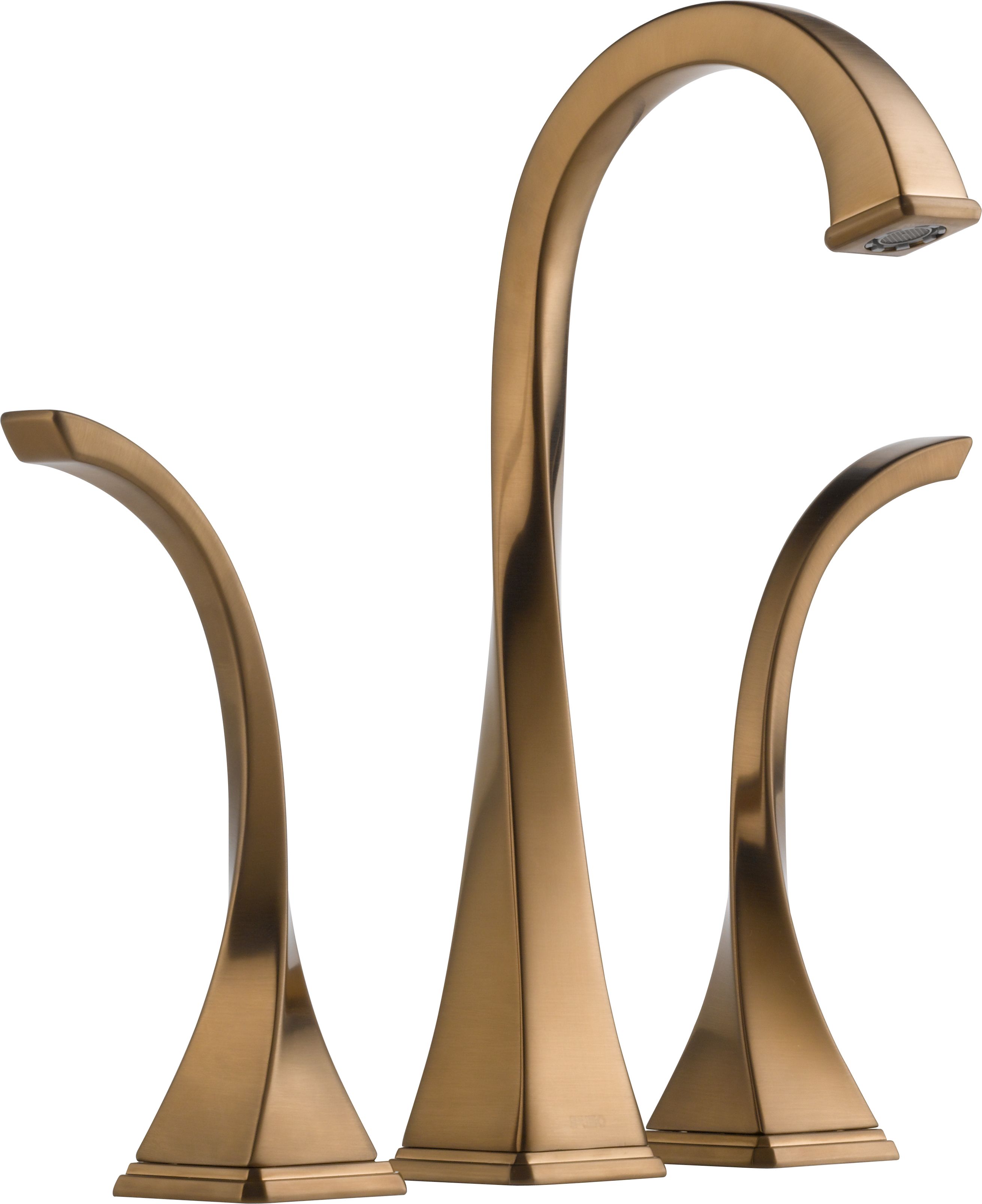 Brizo 65430LFBZ Virage Brilliance Brushed Bronze Widespread Lavatory Vessel Faucet