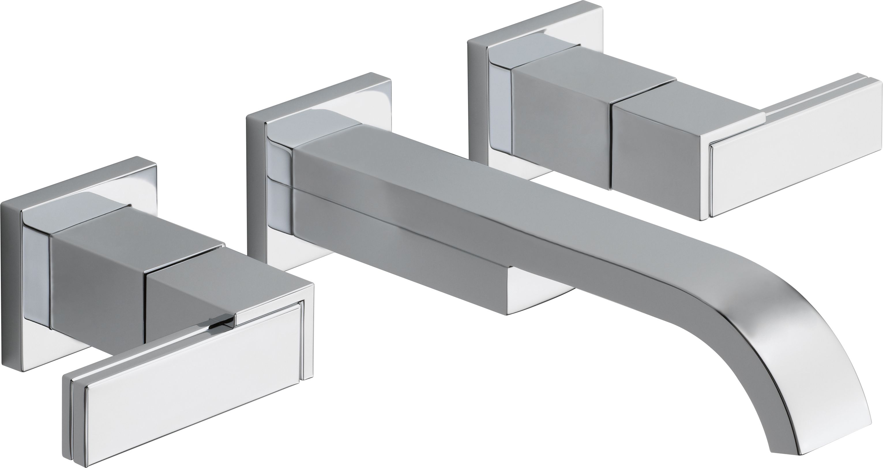 Brizo 65880LFPC Siderna Chrome Two Handle WallMount Lavatory Faucet