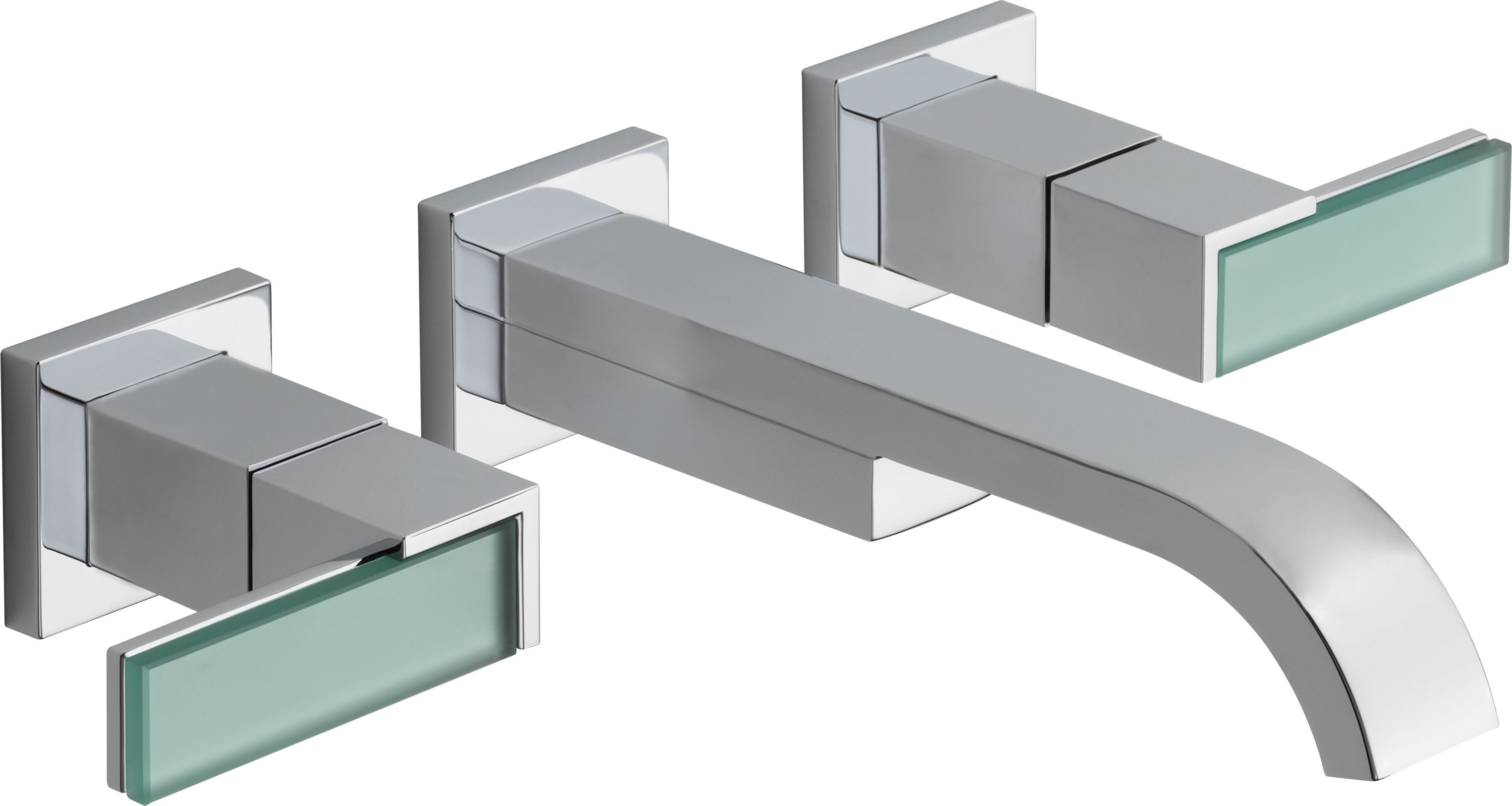 Brizo 65881LFPC Siderna Chrome Two Handle WallMount Vessel Lavatory