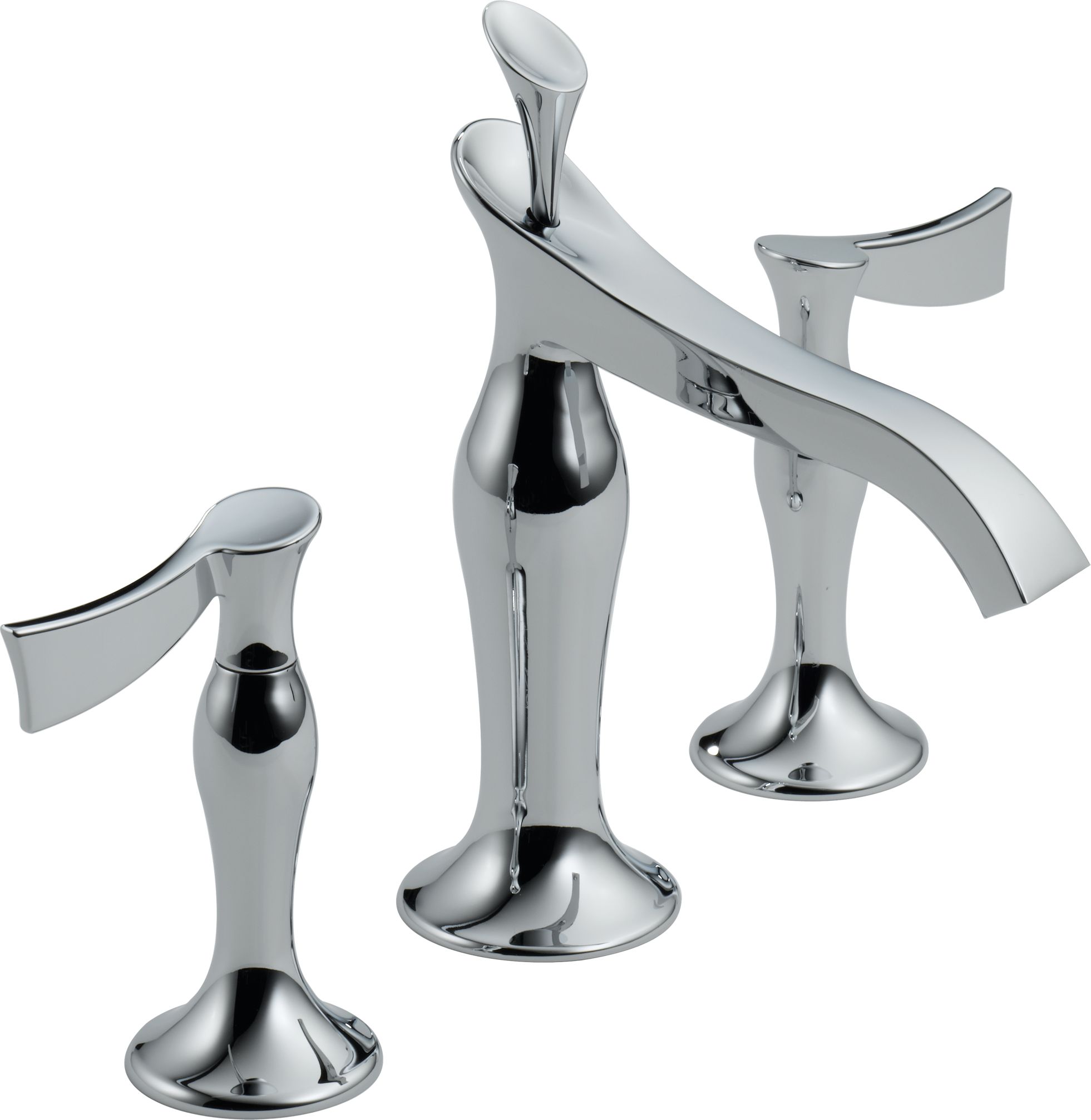 Brizo 65390LFPCLHP RSVP Chrome Widespread Bath Faucet AffordableFaucets