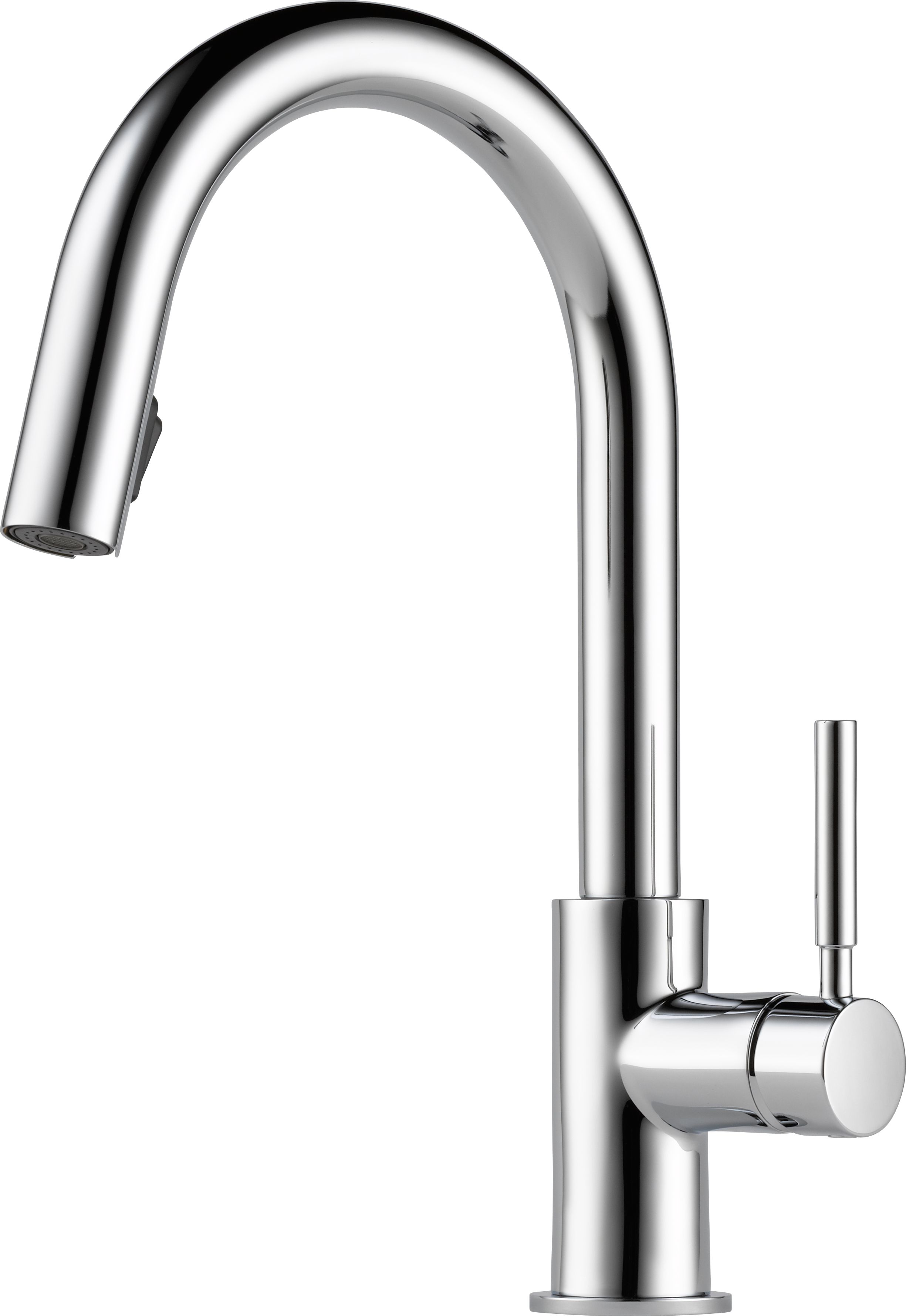Brizo 63020LFPC Solna Chrome Single Handle PullDown Kitchen Faucet