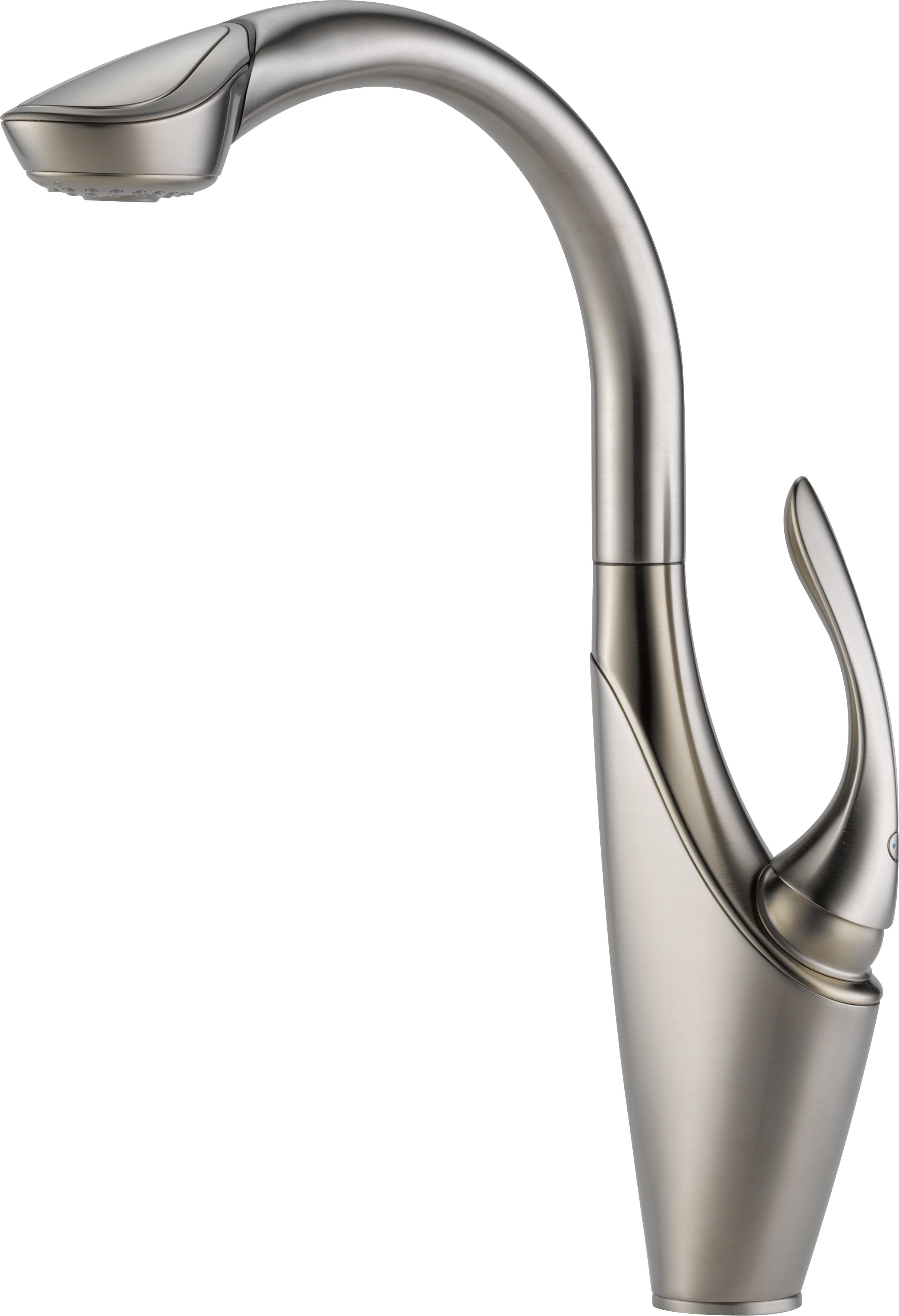 Brizo 63255LFSS Vuelo Stainless Single Handle HiArch PullOut Kitchen