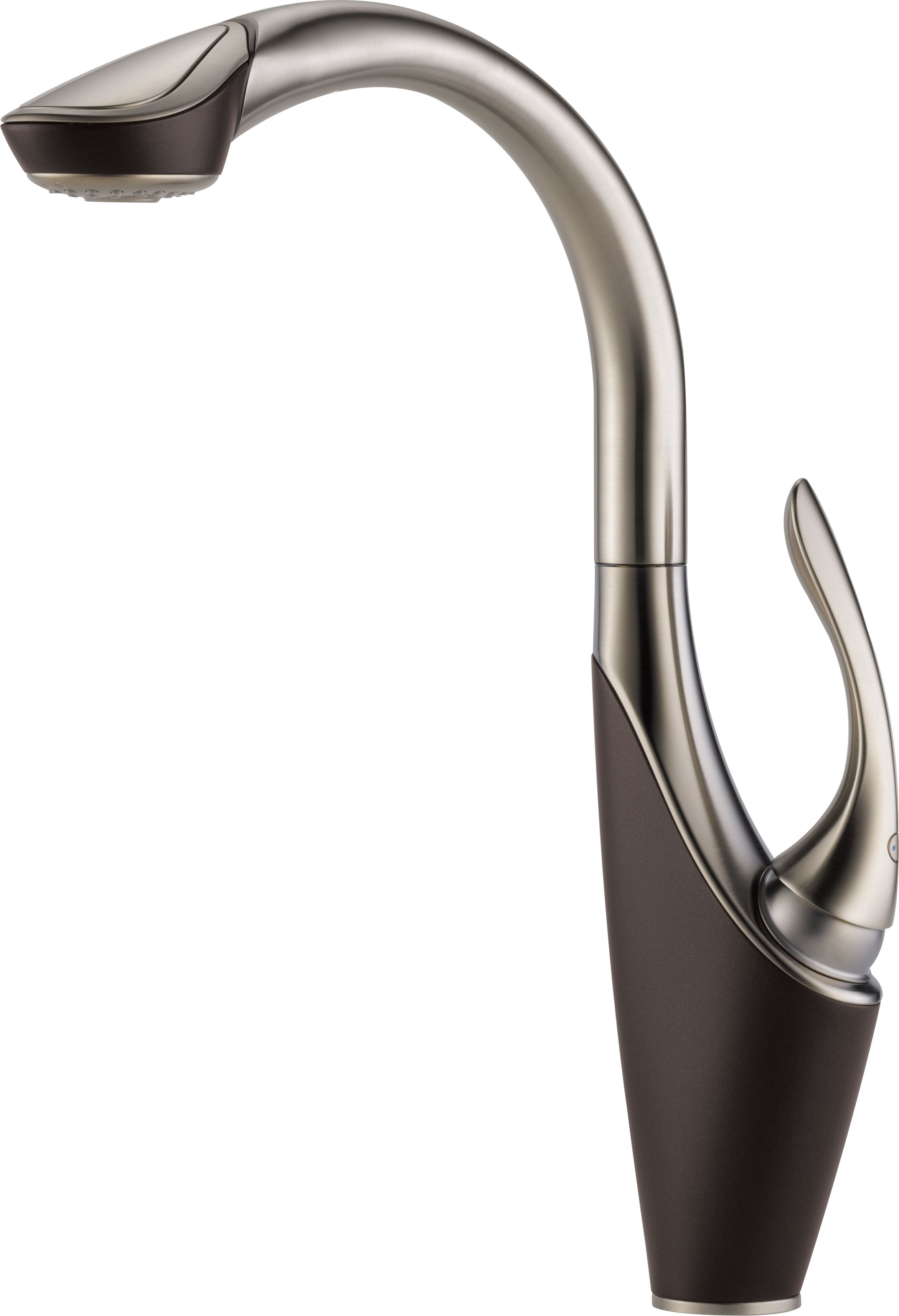 Brizo 63255LFSSCO Vuelo Cocoa Bronze/Stainless Steel Single Handle Hi