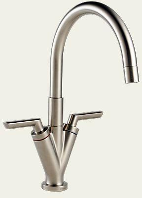Brizo Trevi Lever 6216050-BN Brushed Nickel Two Handle Kitchen Faucet