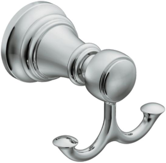 Moen YB8403CH Weymouth Chrome Robe Hook AffordableFaucets