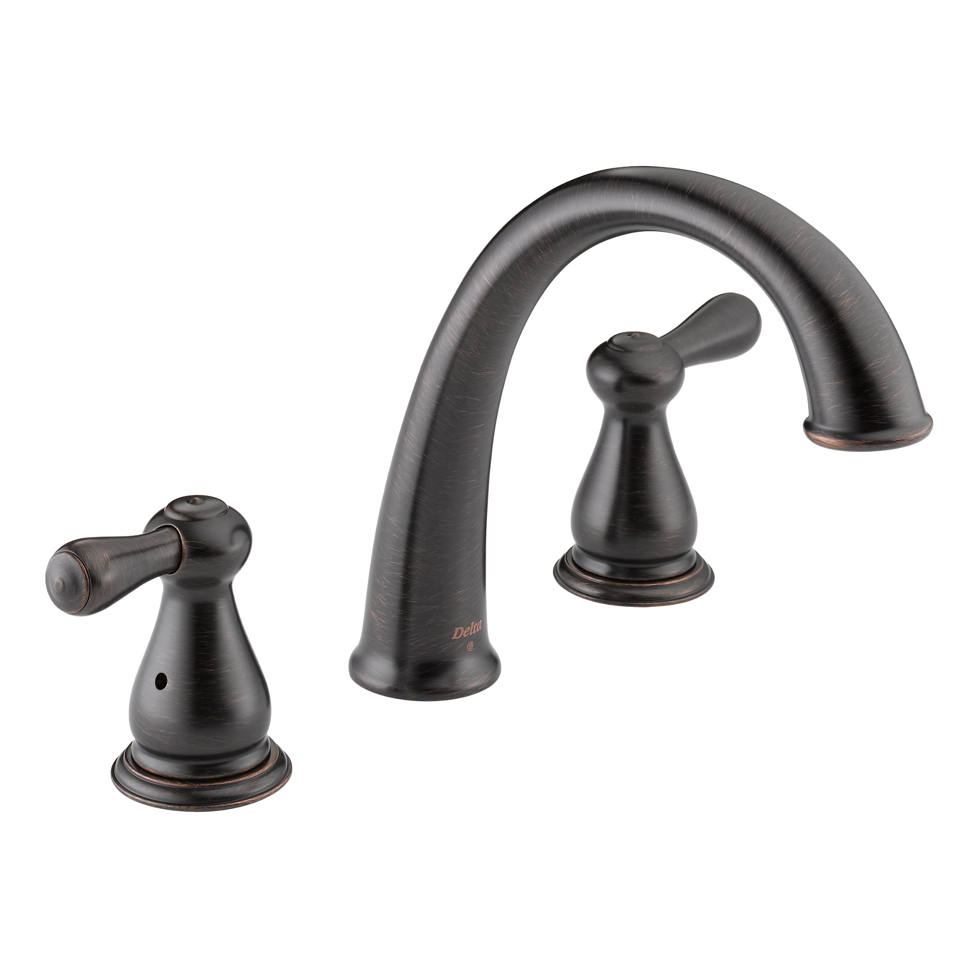 Delta T2775RB Leland Bronze JSpout Roman Tub Faucet Trim