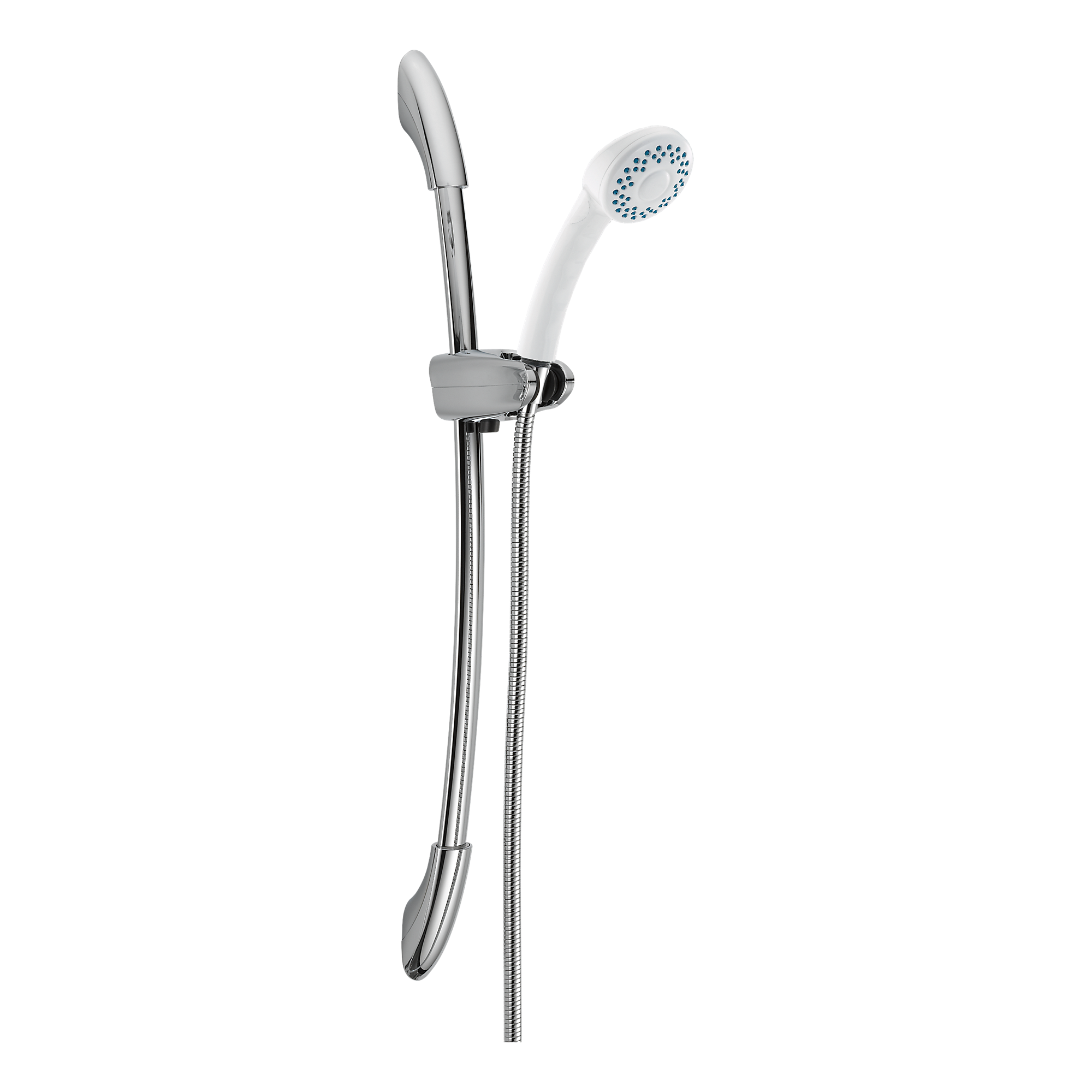 Delta 51521WH Classic White Slide Bar Handshower AffordableFaucets