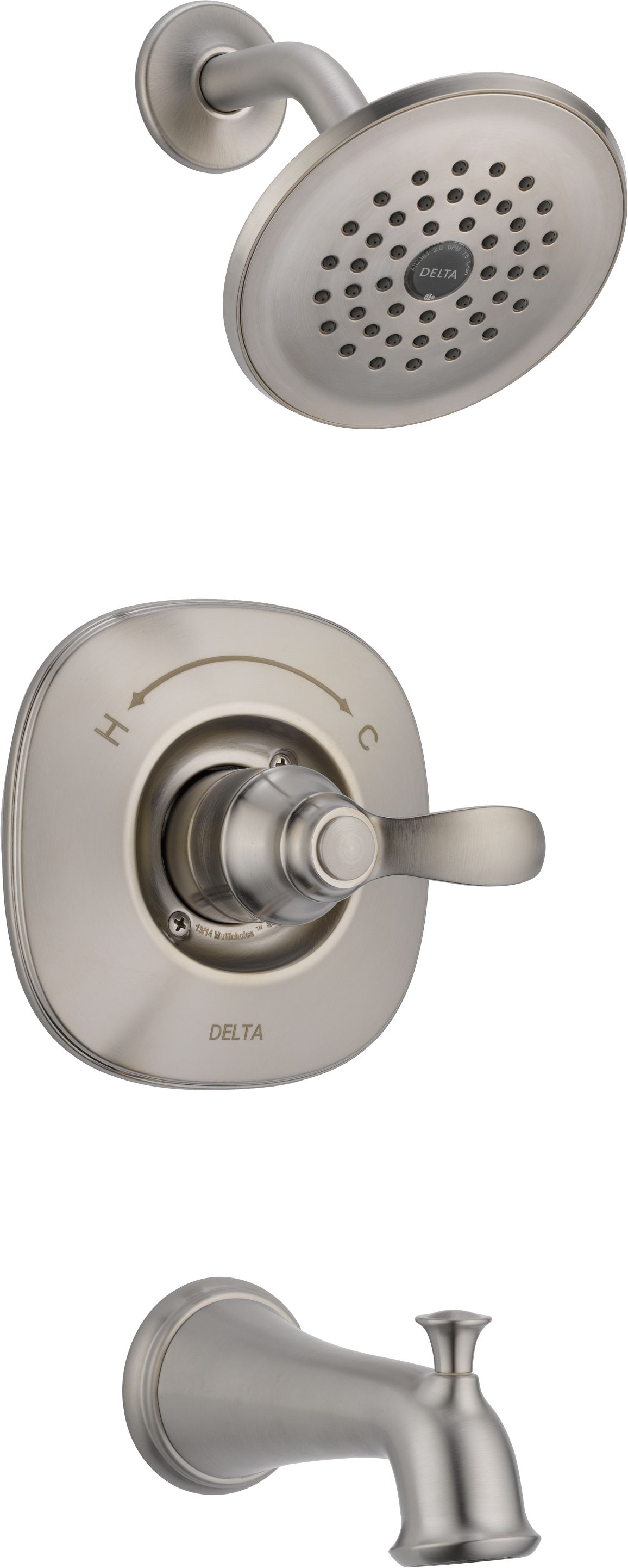 Delta 144710SS Nura Stainless Monitor 14 Series Tub and Shower