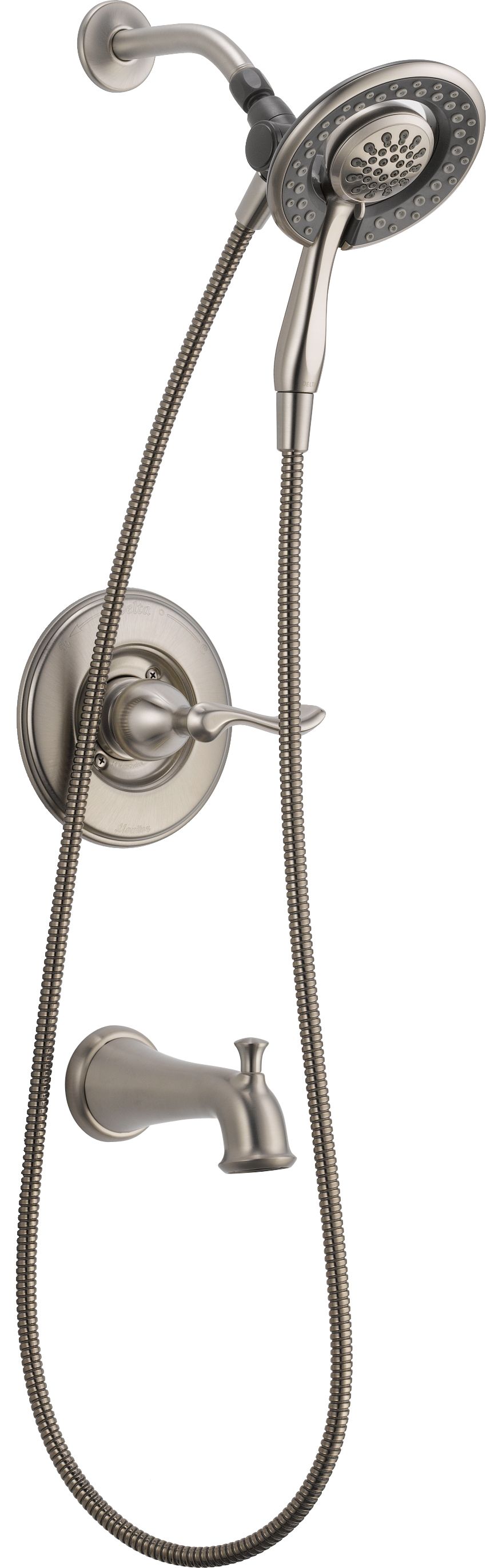 Delta 144939SSI Carlisle Stainless Monitor 14 Series Tub And Shower