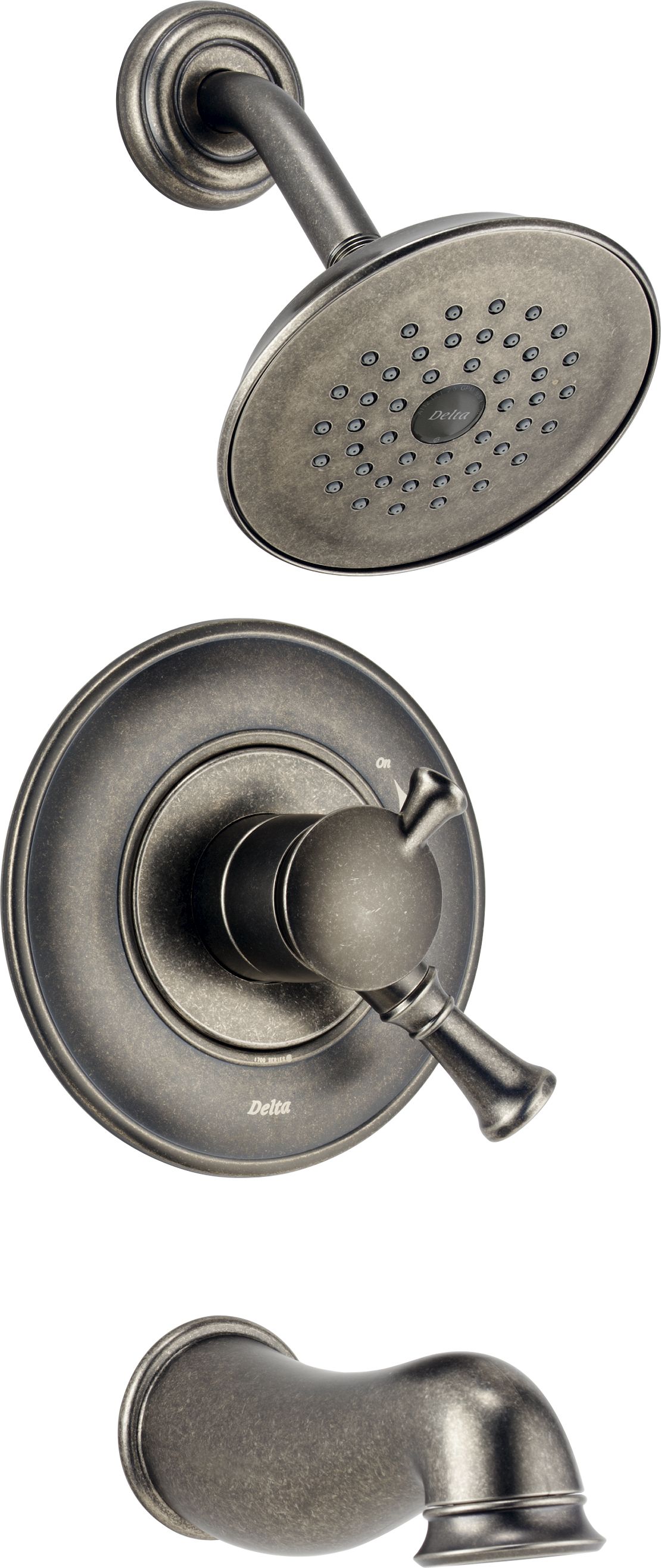 Delta 17440PT Lockwood Aged Pewter Monitor ScaldGuard Tub & Shower
