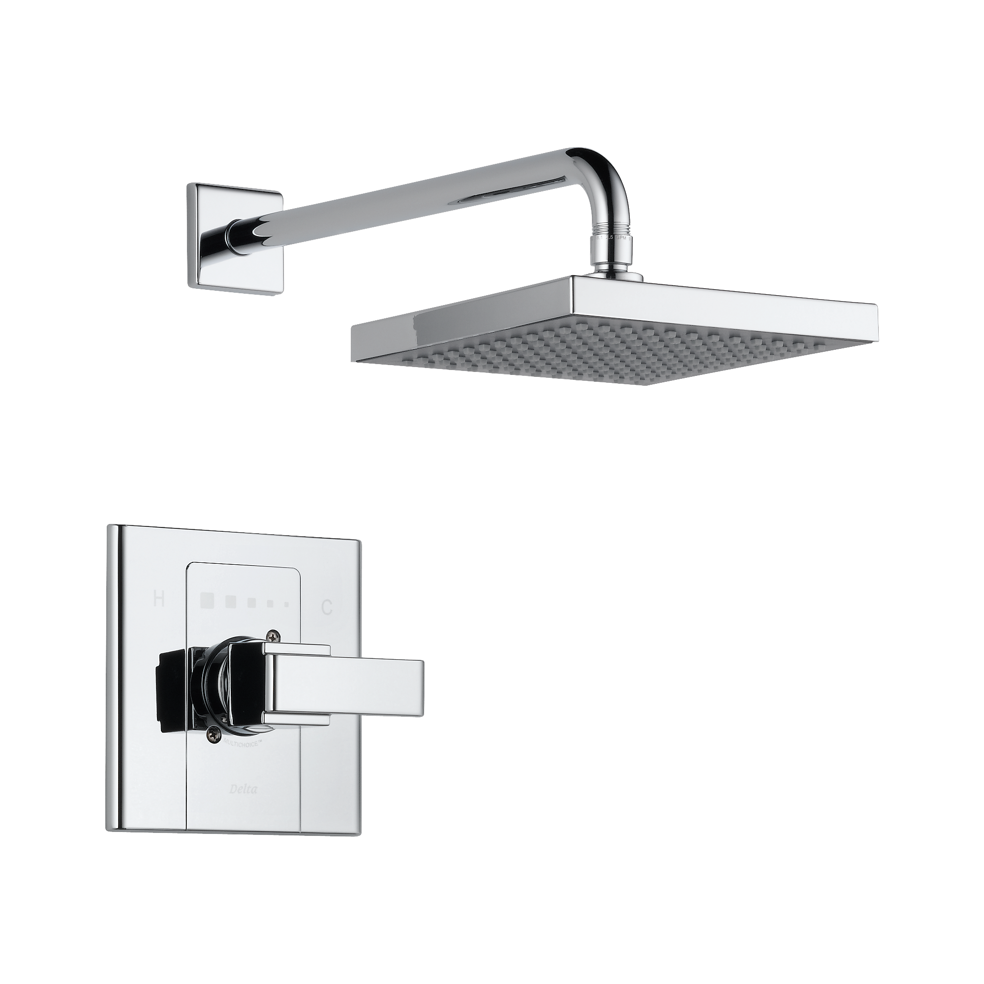 Delta T14286SHQ Arzo Chrome Monitor ScaldGuard Shower Trim