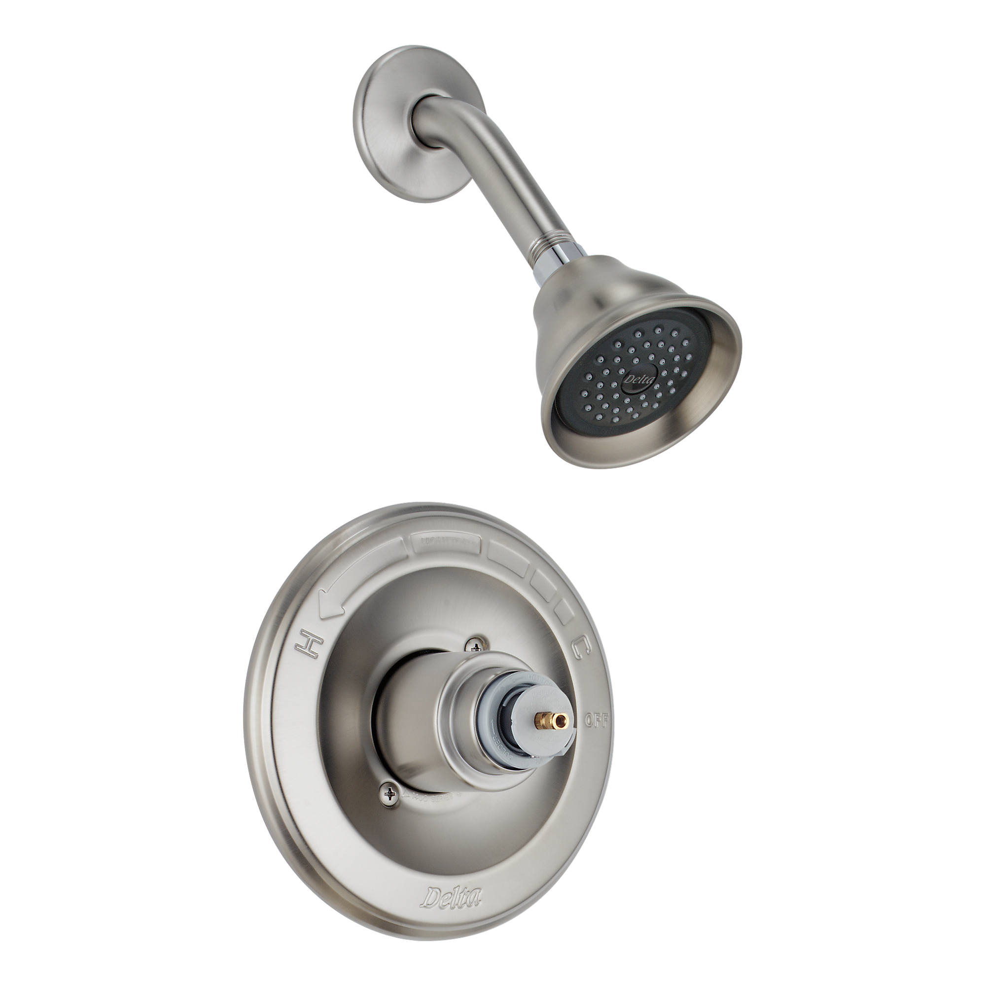 Delta T14278SSLHP Leland Brilliance Stainless Monitor ScaldGuard