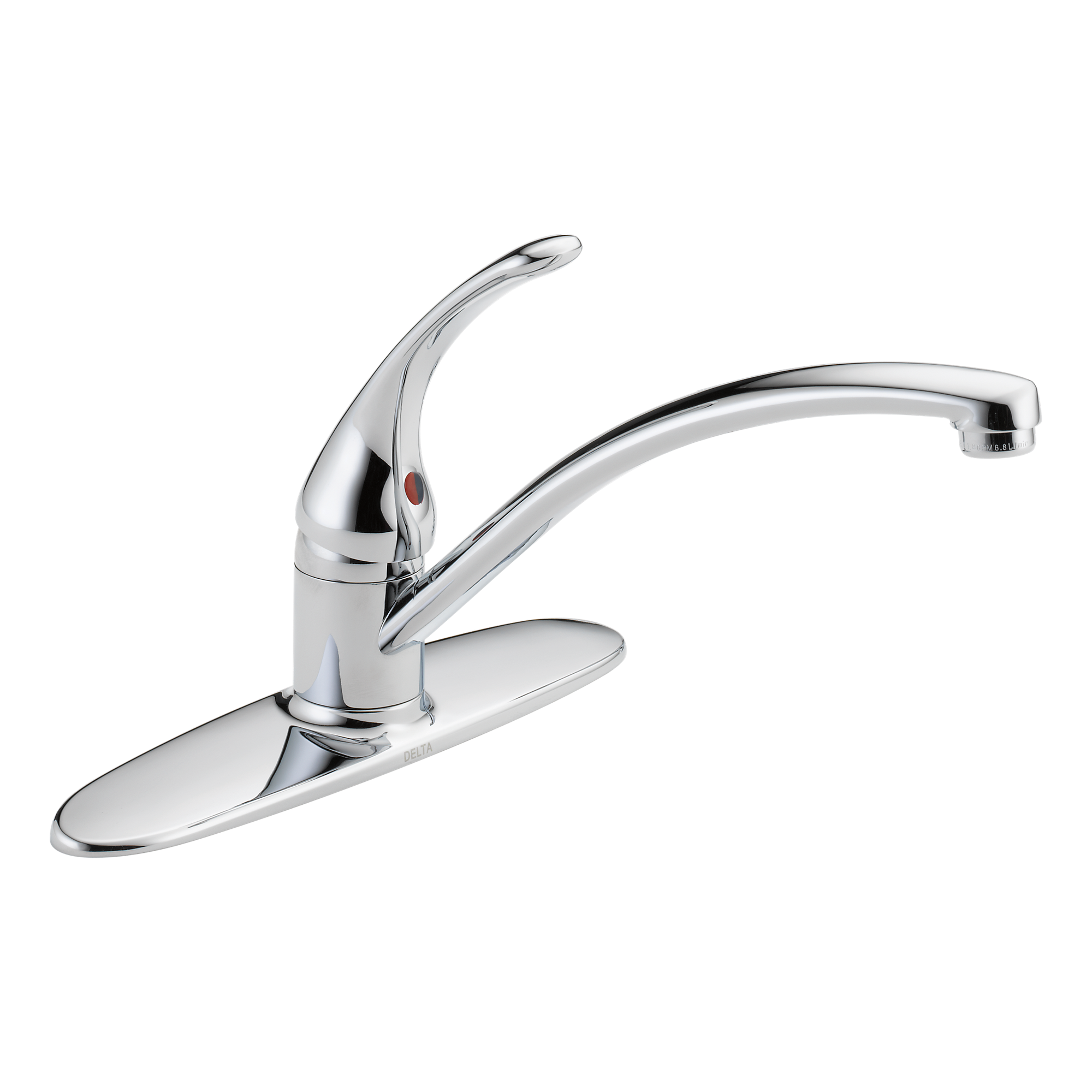 Delta B1310LF Foundations Core Chrome Single Handle Kitchen Faucet