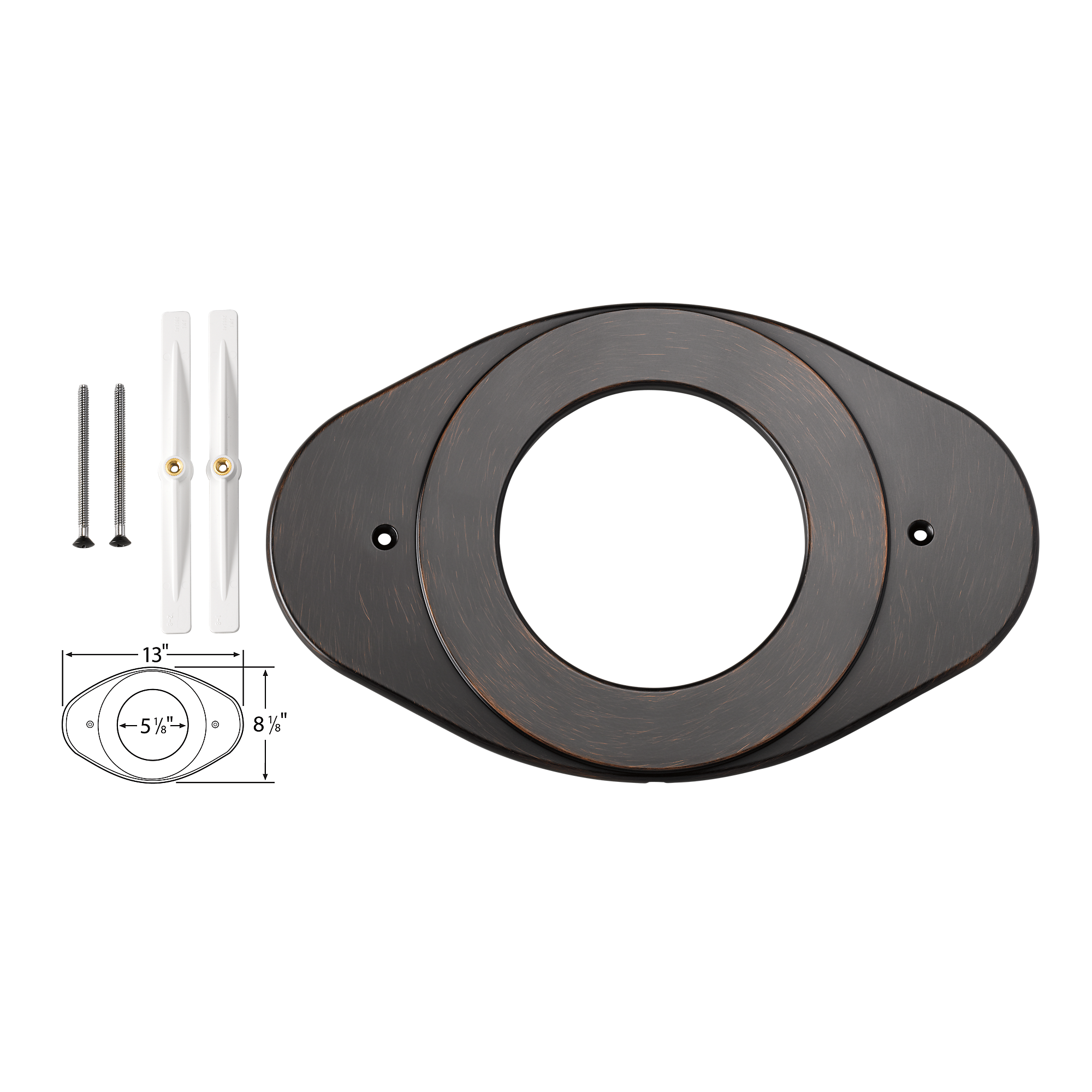 Delta RP29827RB Bronze Shower Renovation Cover Plate