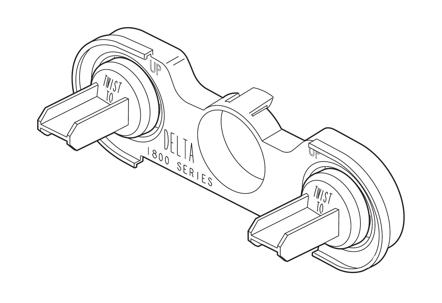 Delta RP39404 1824/4 Jet Mod Plaster Guard AffordableFaucets
