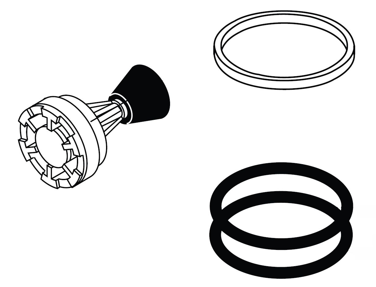 Delta RP44124 Diverter Assembly, ORings And Slip Ring AffordableFaucets