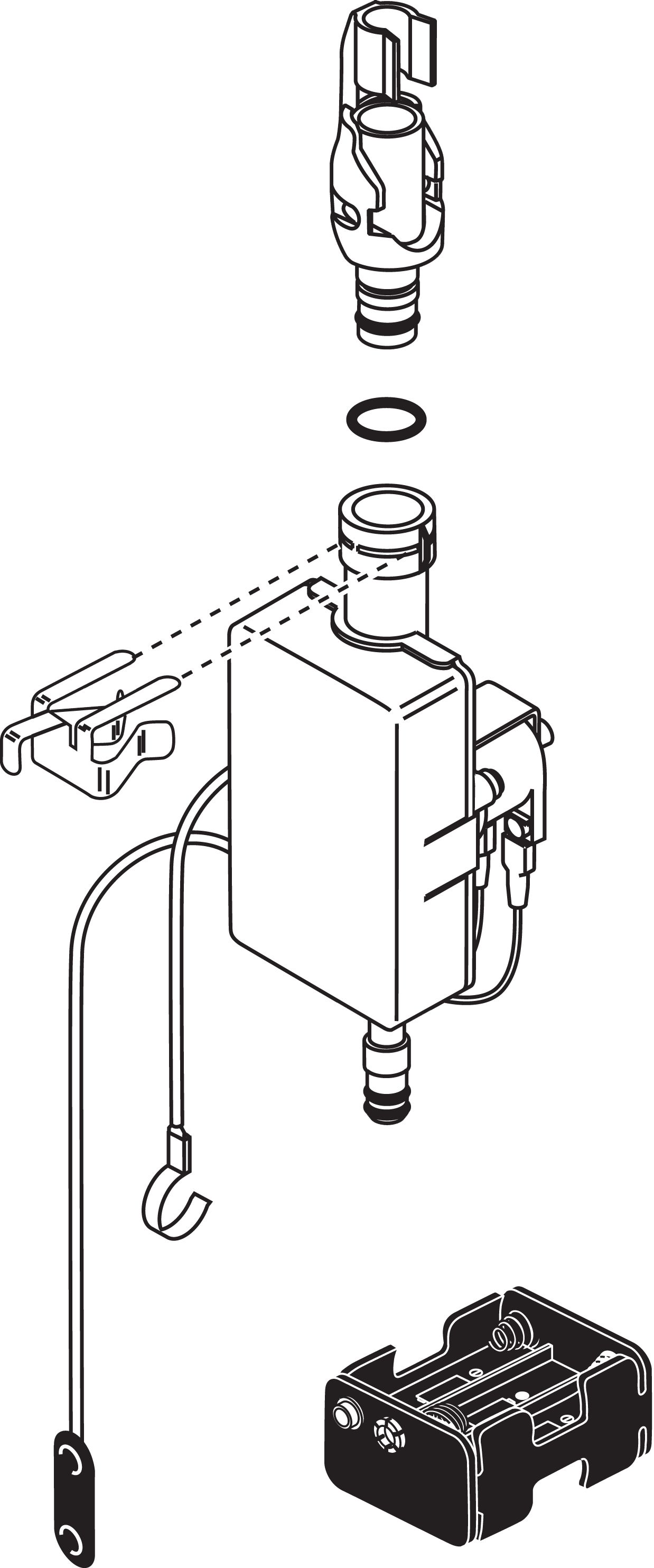 Delta RP63228 Solenoid Assembly For Chrome And Stainless Integrated