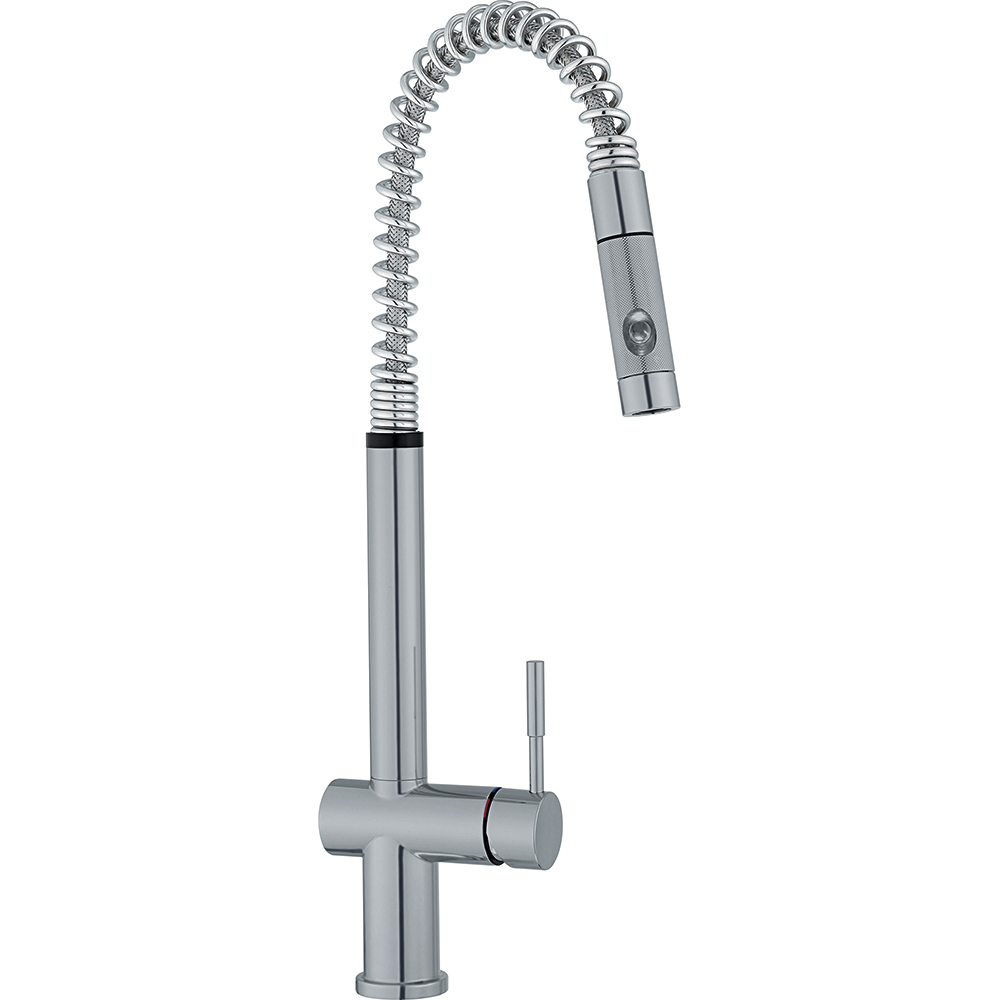 Franke FF2180 Oxygen Flex Satin Nickel Single Handle Pull Down Kitchen